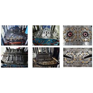 lösning för formsprutning med flera kaviteter