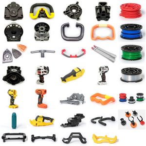 termoplastiska formsprutade komponenter till elverktyg