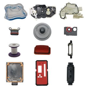 tvåfärgade formsprutade silikonprodukter